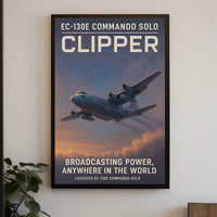 EC-130E Commando Solo Military Recruitment Poster