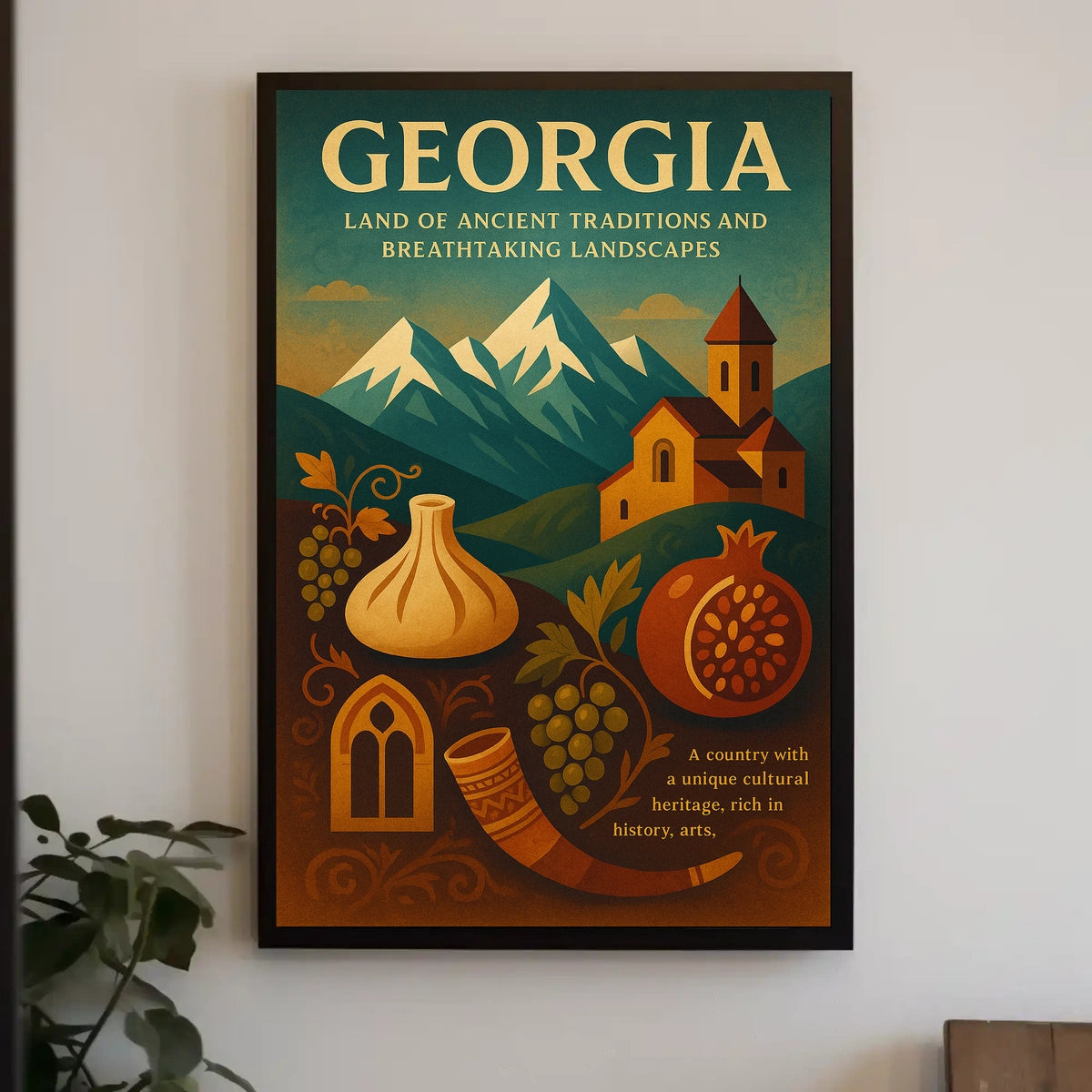 Georgia Land Of Ancient Traditions Poster