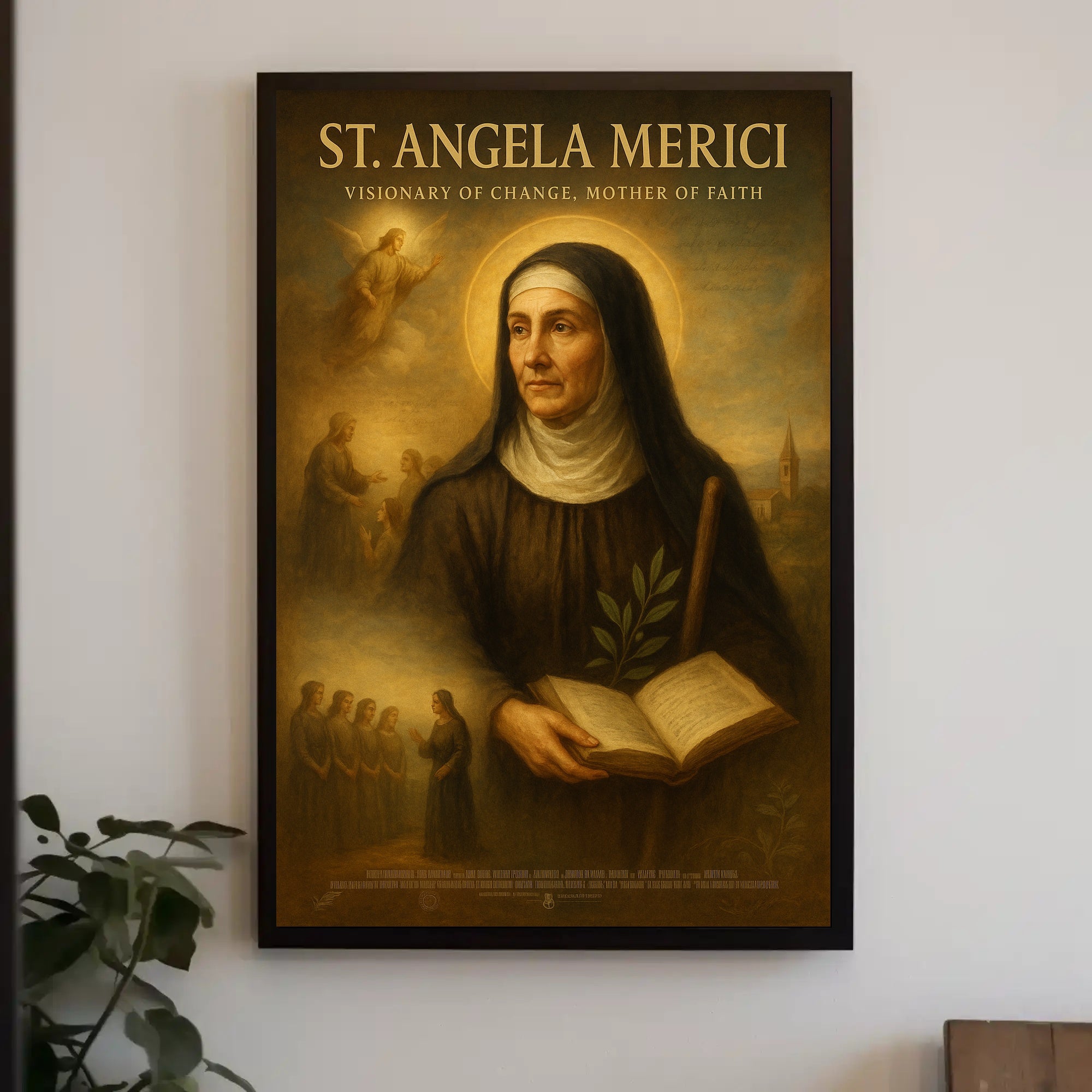 St. Angela Merici Renaissance Spirituality Historical Poster PosterGoat
