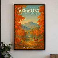 Vermont The Essence of Natures Palette Poster
