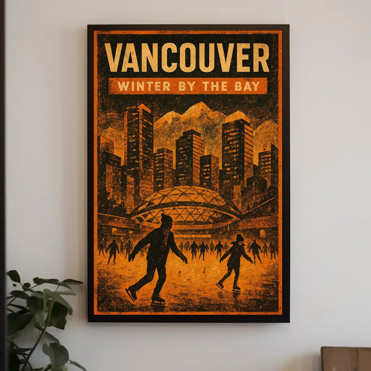 Vancouver Bay Winter Poster