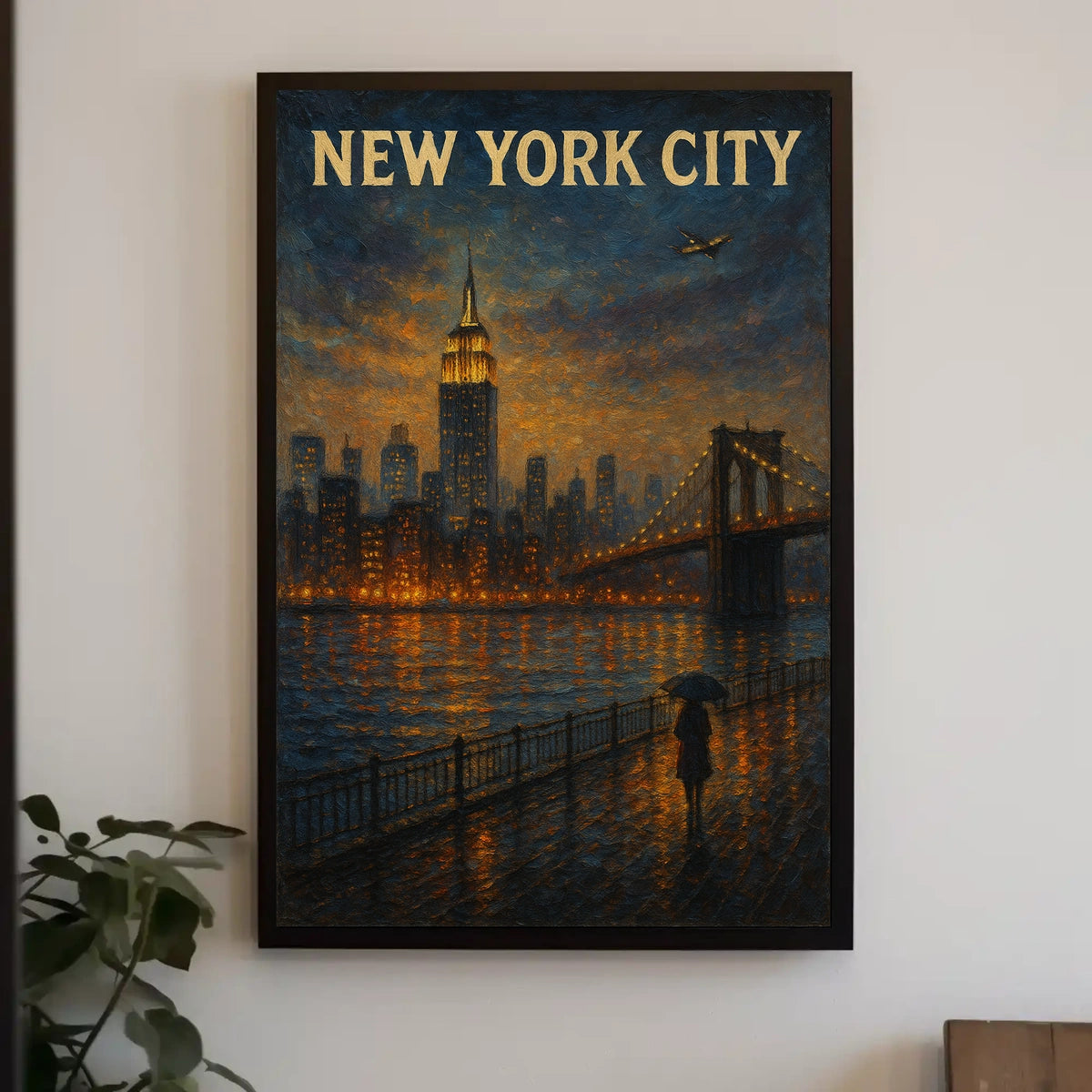 New York City at Dusk Poster