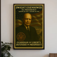 Dwight Eisenhower Term-Inspired Historical or Presidential Poster
