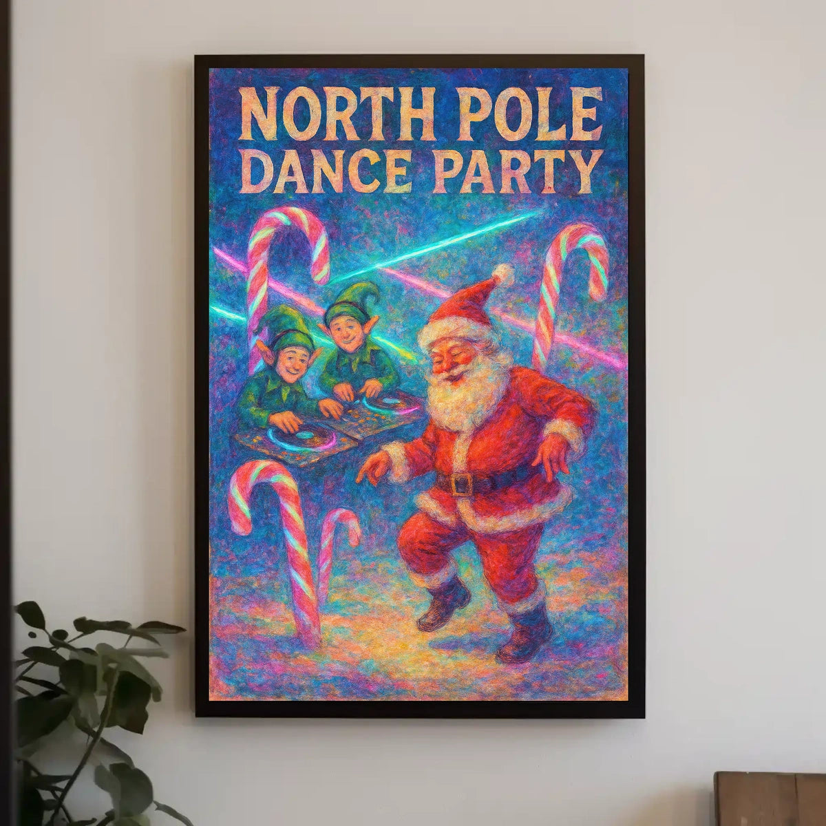 North Pole Dance Party Poster