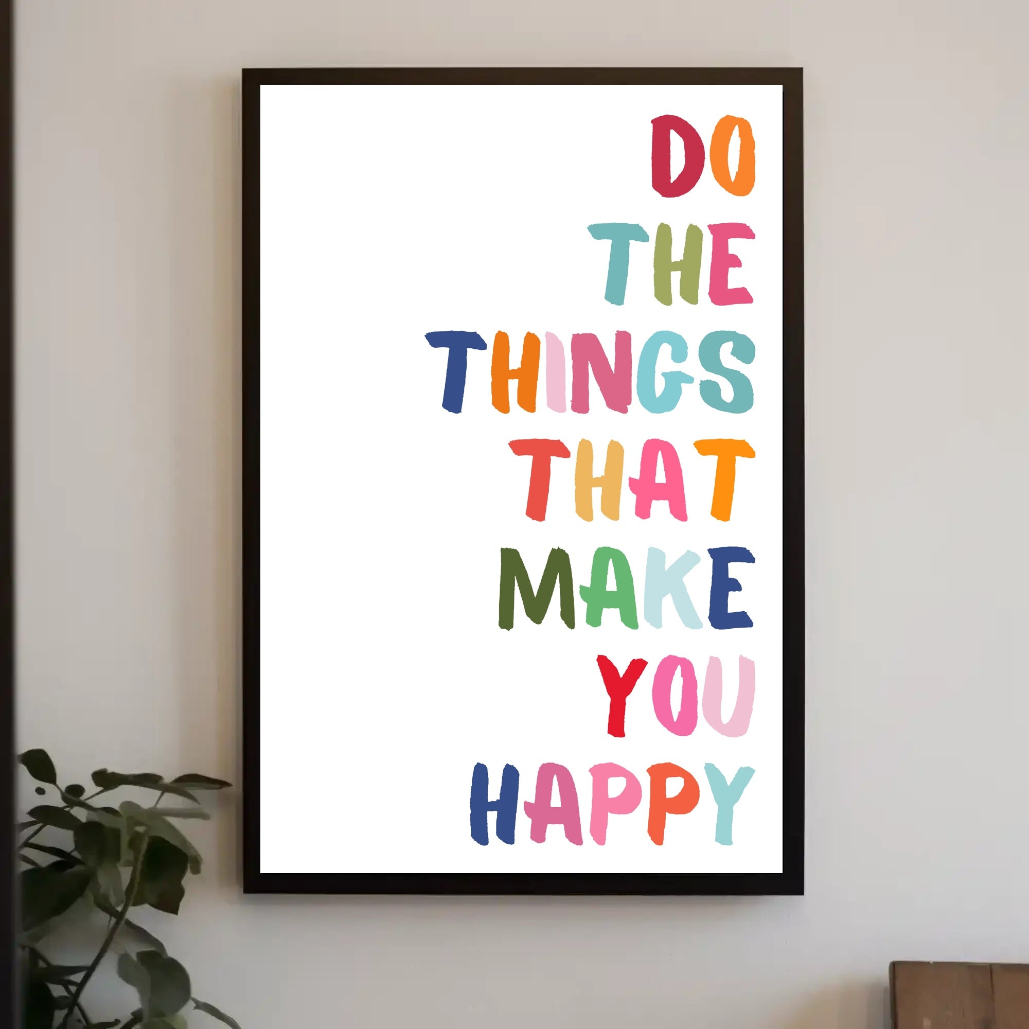 Motivational Poster: Uplifting Hand-Lettered Typography Art PosterGoat