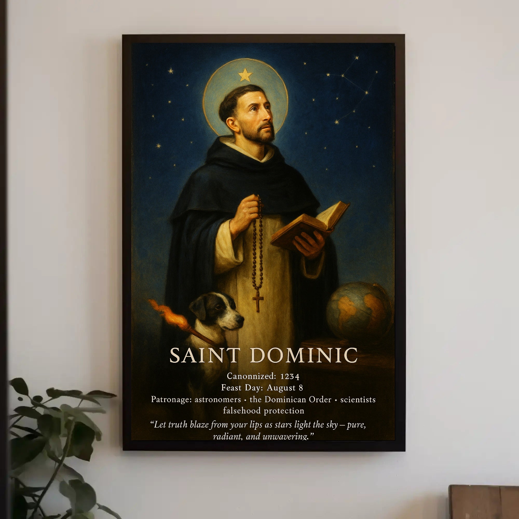 Saint Dominic Poster PosterGoat