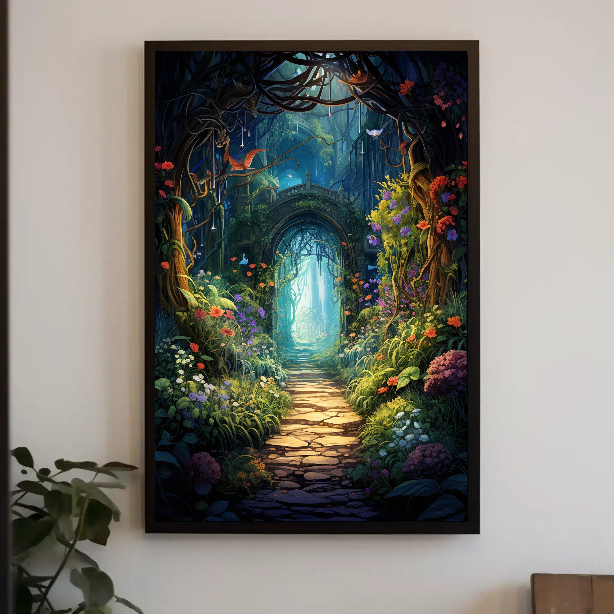 Enchanted Garden Pathway Poster