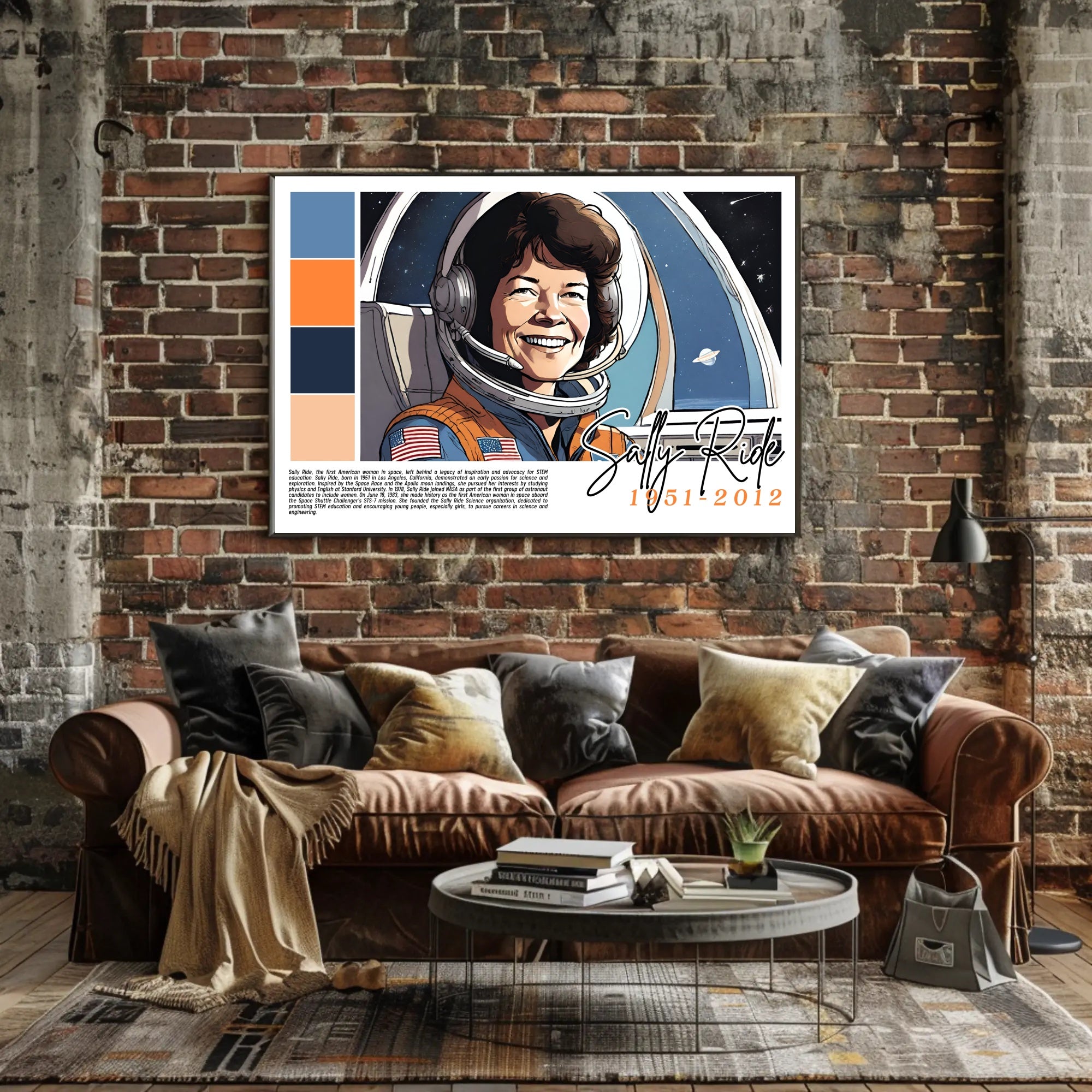 Sally Ride: A Legacy in Space and STEM Poster
