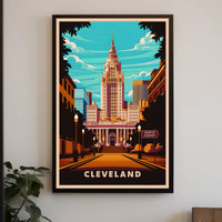 Cleveland Cityscape Poster