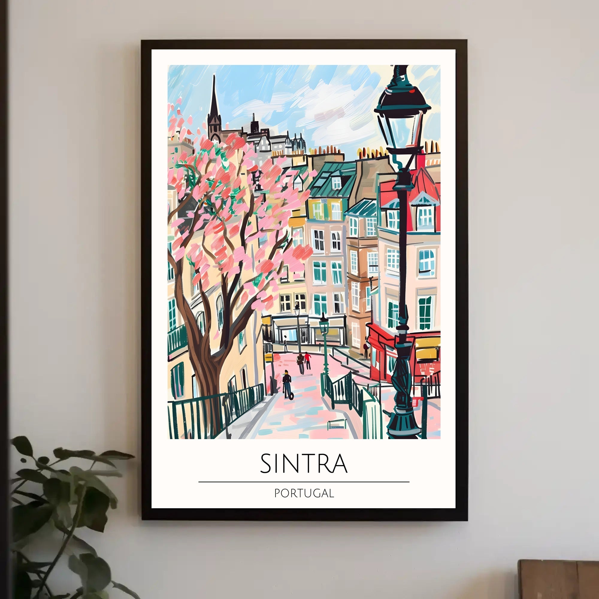Charming Streets of Sintra Poster PosterGoat