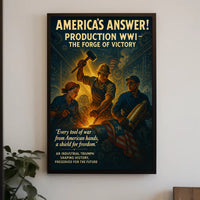 America's Answer: The Forge of Victory Poster