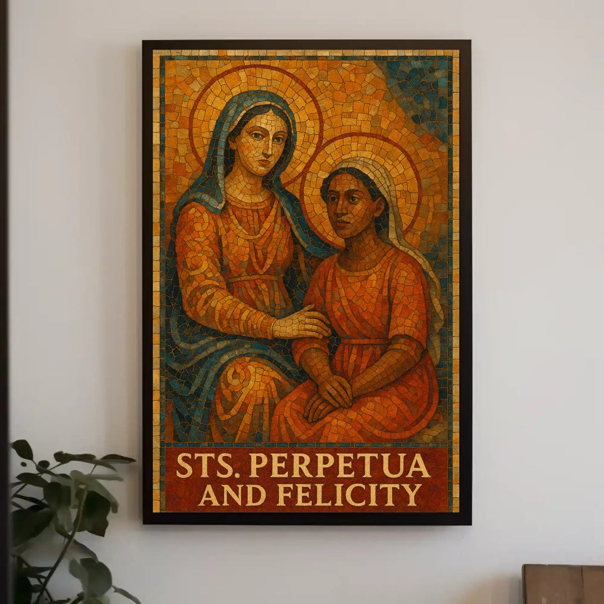 Saints Perpetua And Felicity Poster