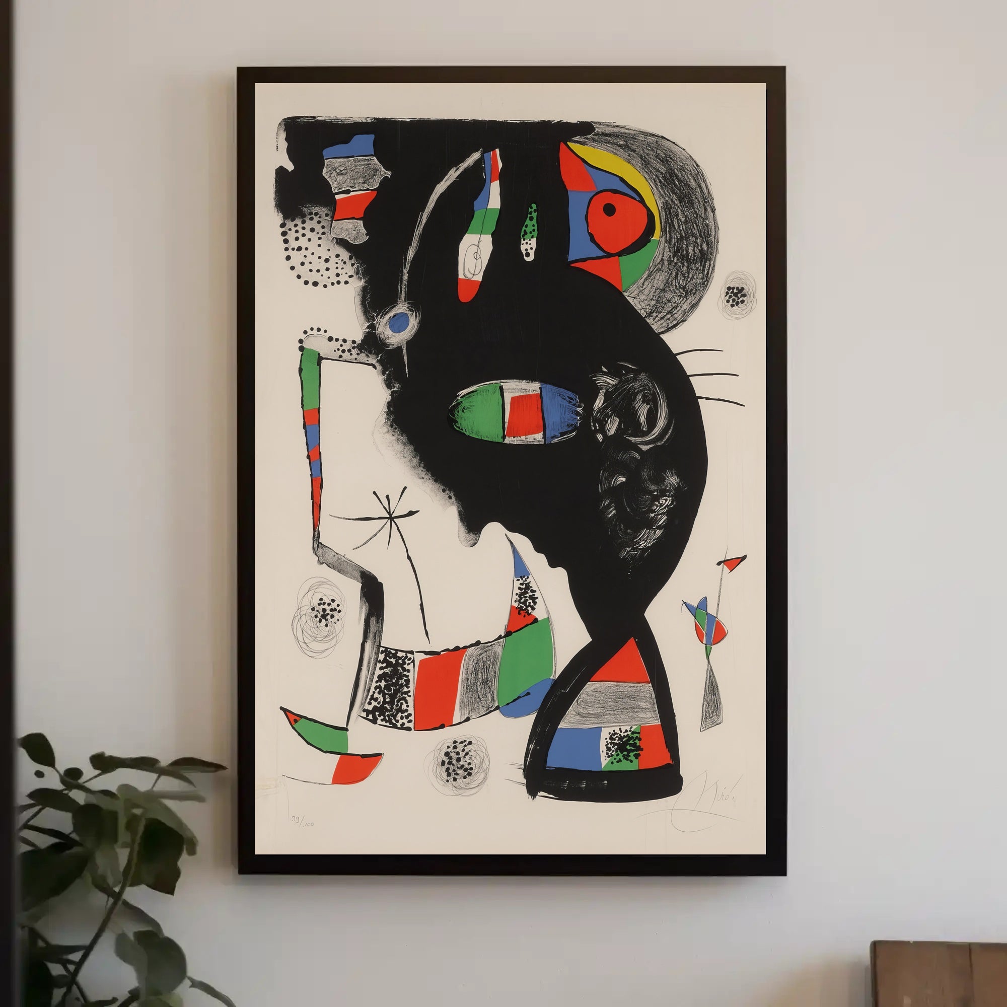 Abstract Composition Poster Vibrant Modern Art Print