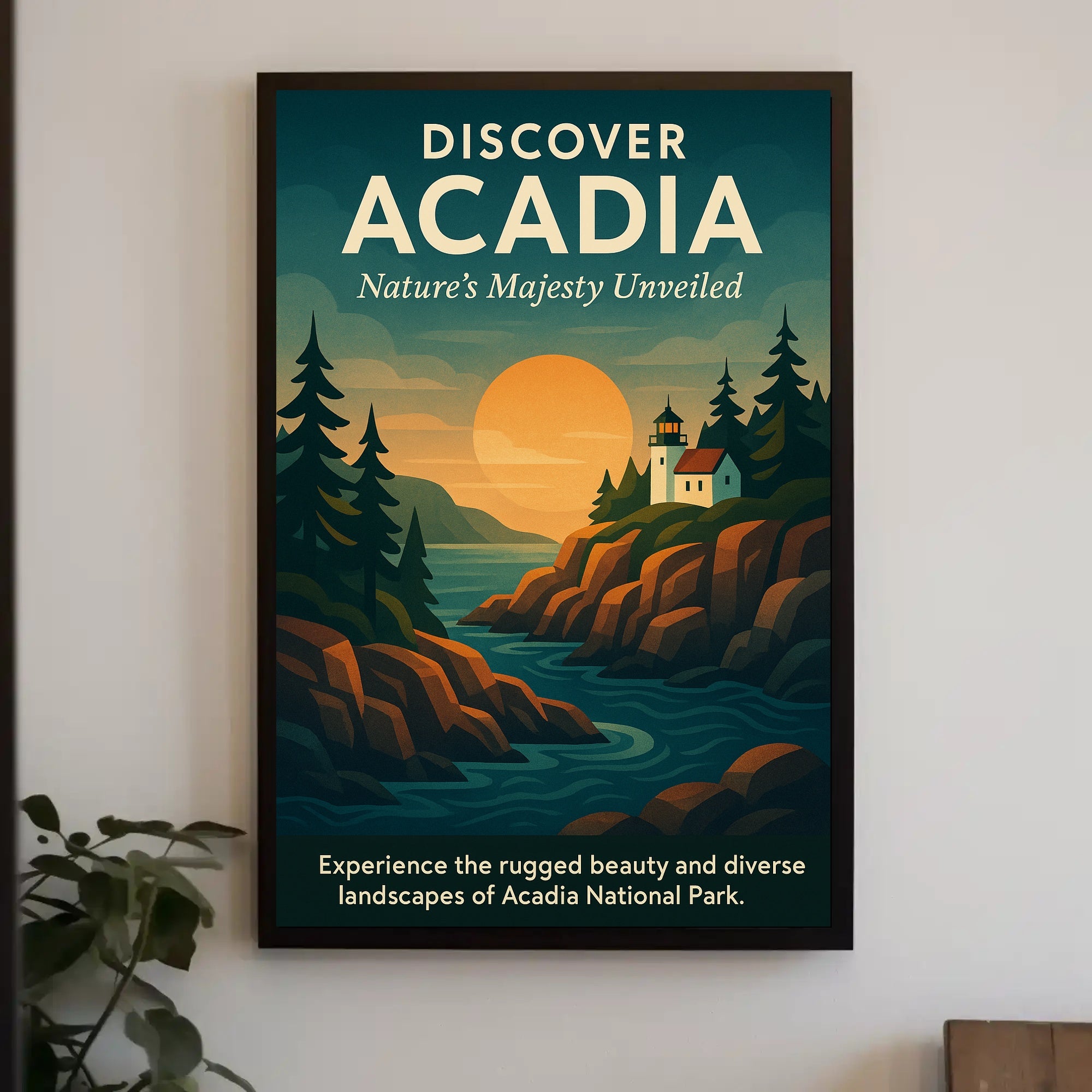 Discover Acadia Poster PosterGoat
