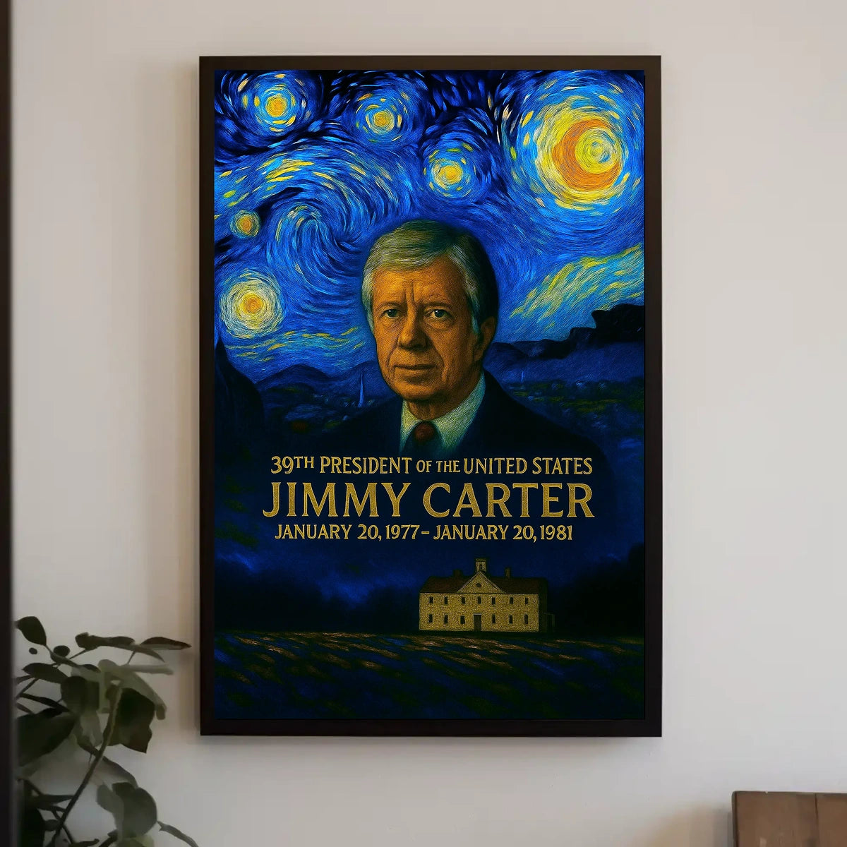 Jimmy Carter 39th President of the United States Presidential Masterpiece Series Poster