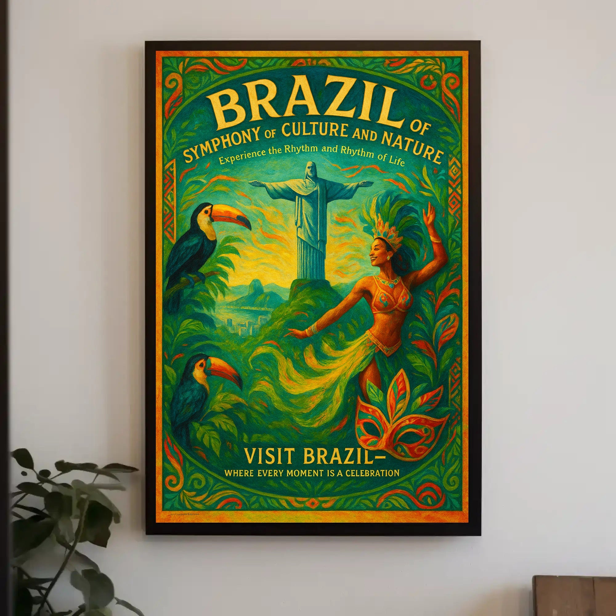 Brazil Symphony of Culture and Nature Poster