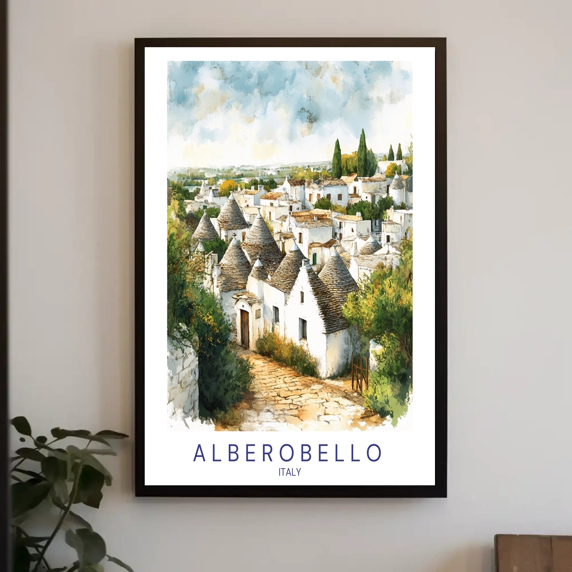 Scenic View of Alberobello Poster PosterGoat