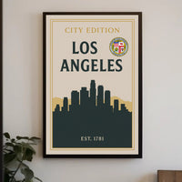 Los Angeles City Edition Poster PosterGoat