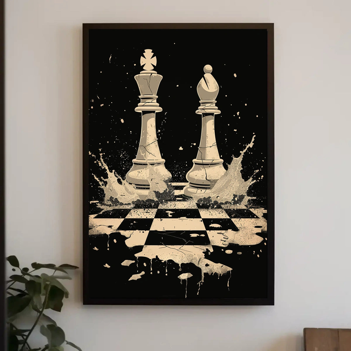 Chess Battle In Motion Poster