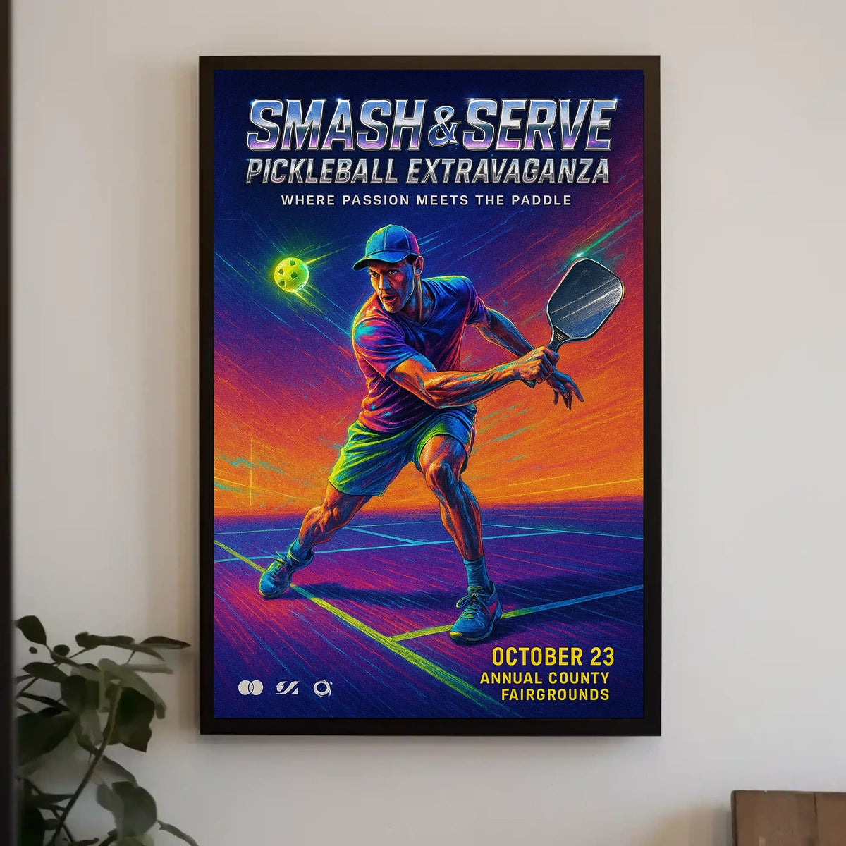 Pickleball Extravaganza Poster