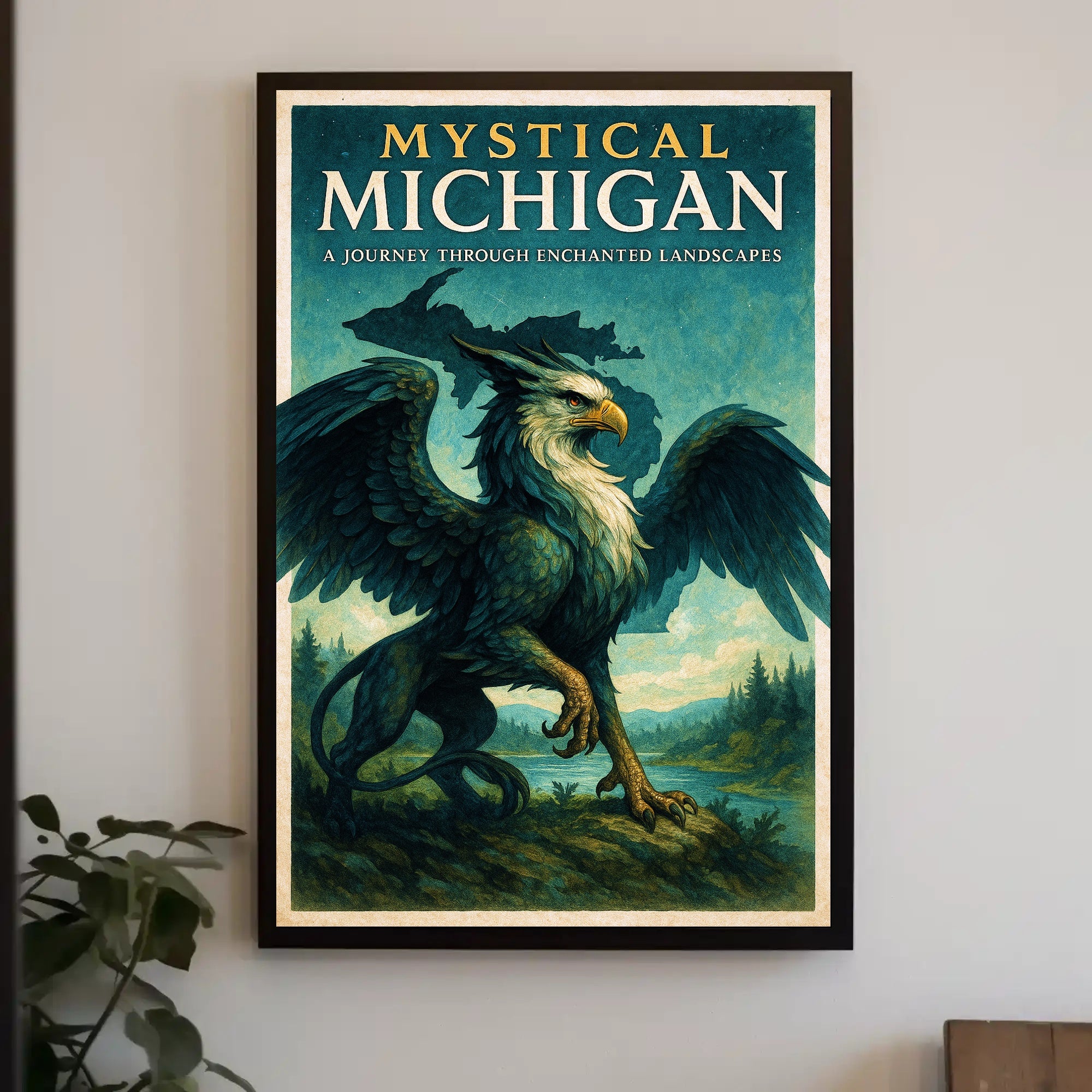 Mystical Michigan Poster PosterGoat