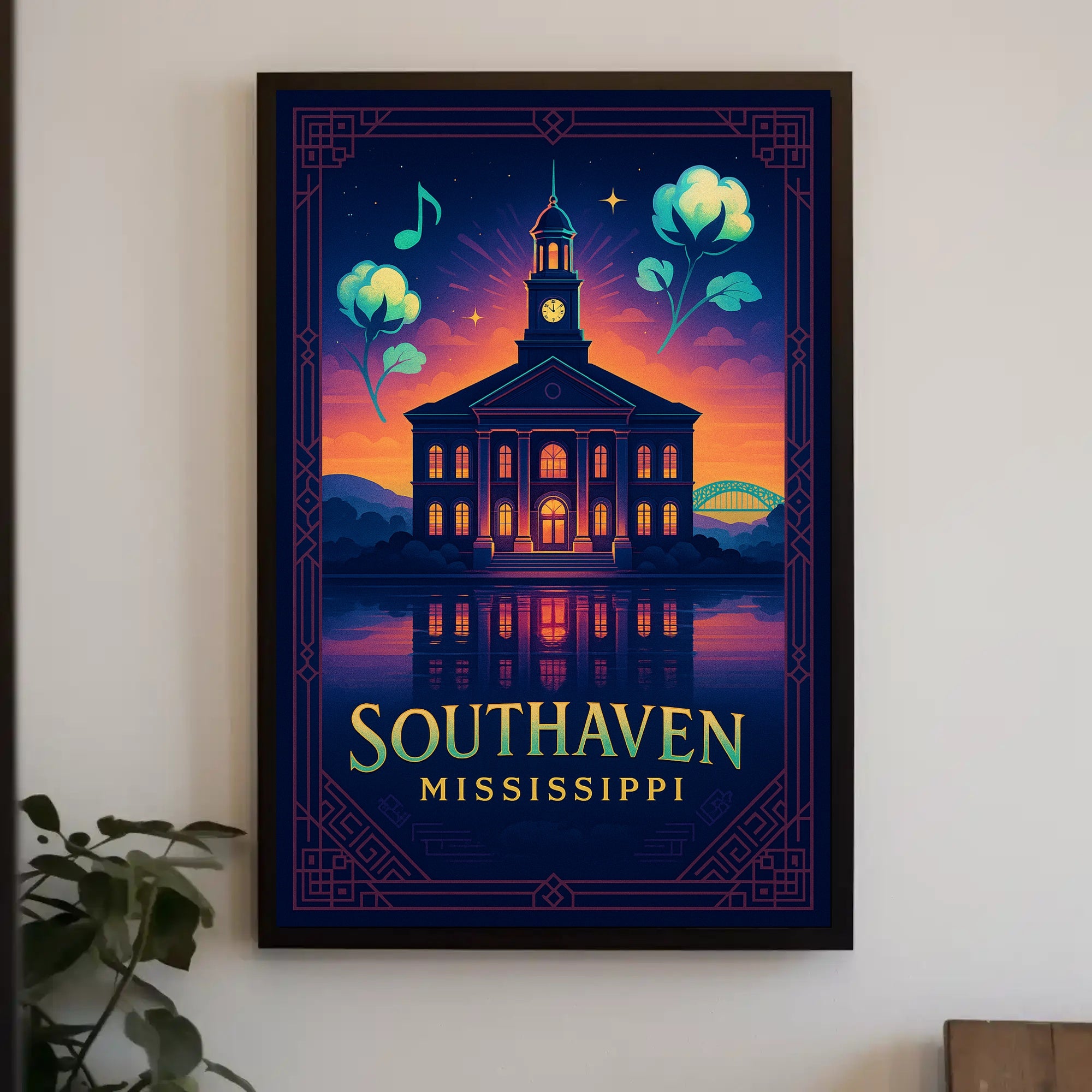 Southaven at Sunset Poster
