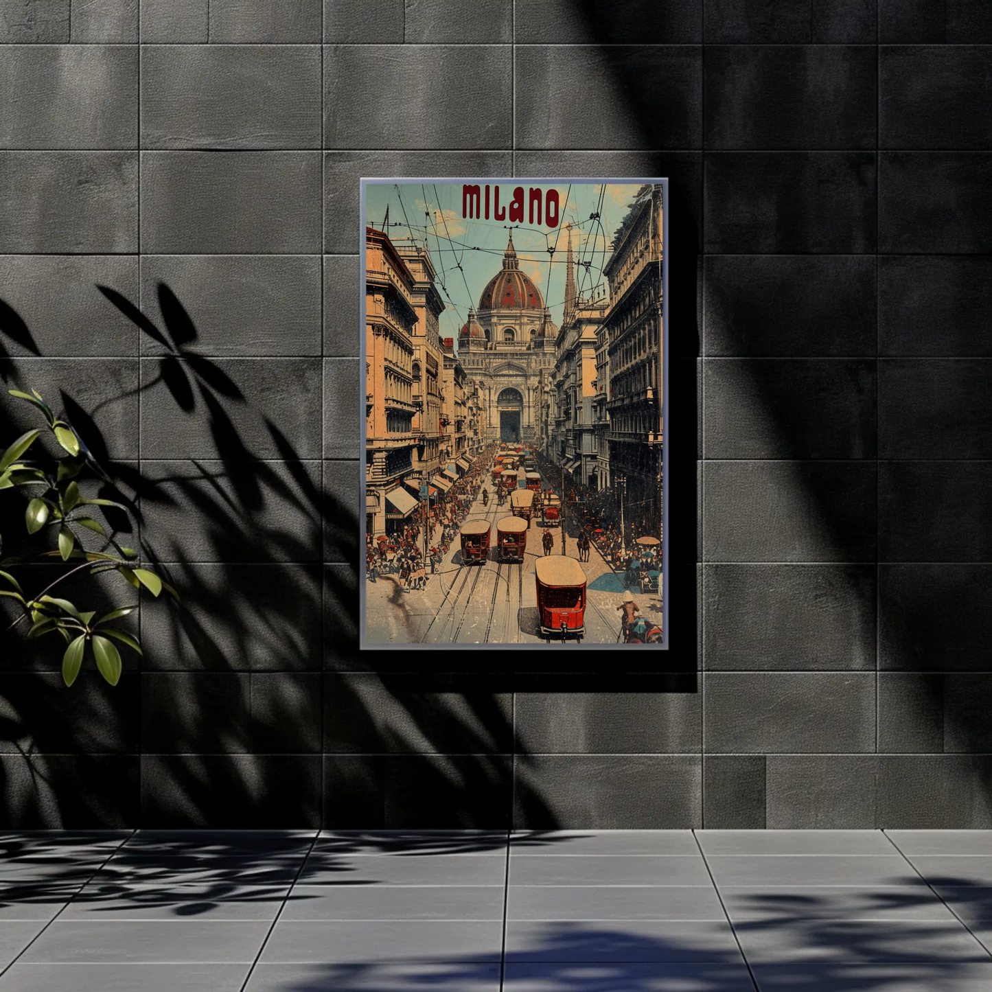 Milano Vintage Poster