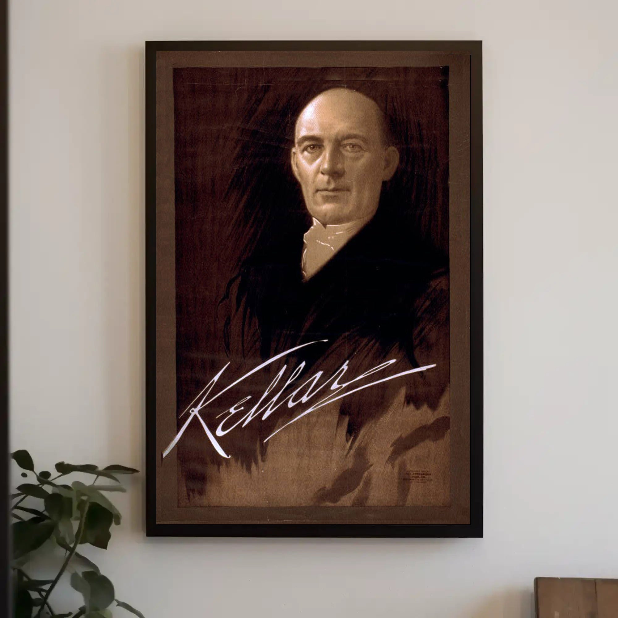 Kellar Vintage Portrait Commemorative Poster Historical or Presidential Poster