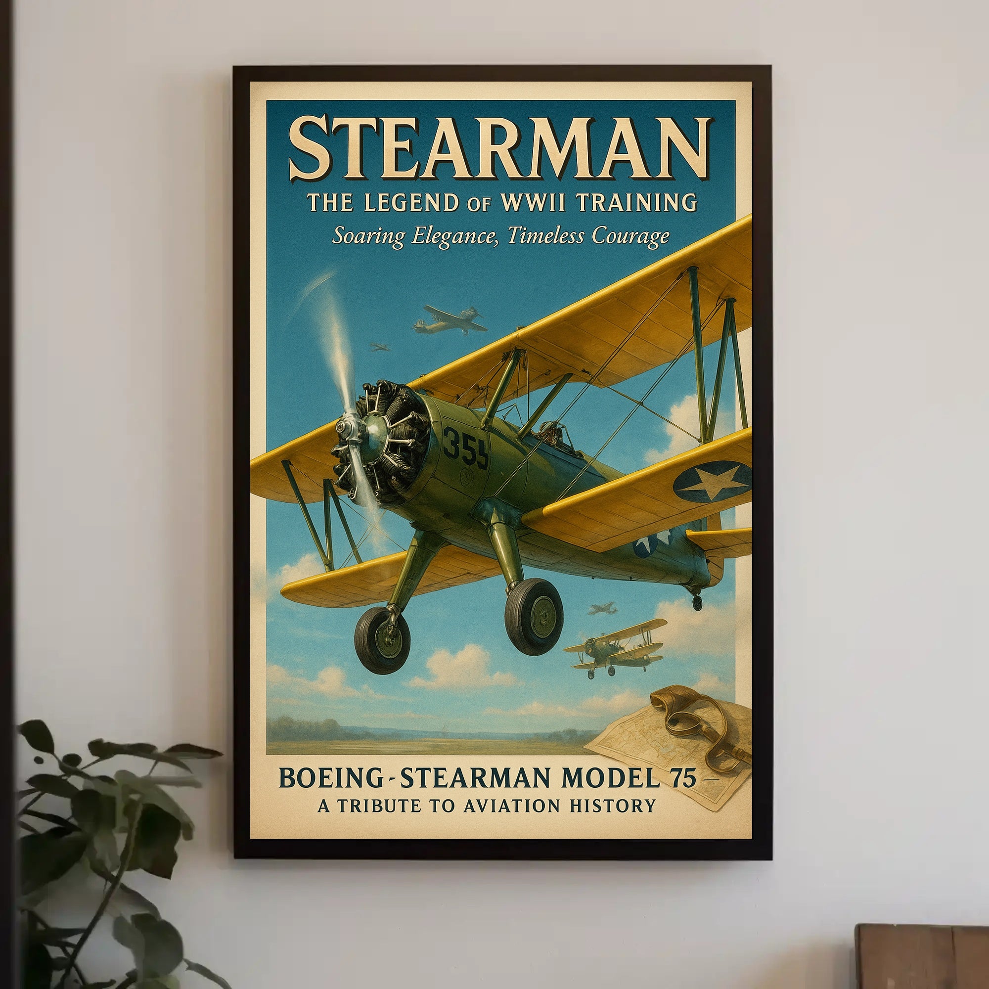 Stearman: The Legend of WWII Training Poster