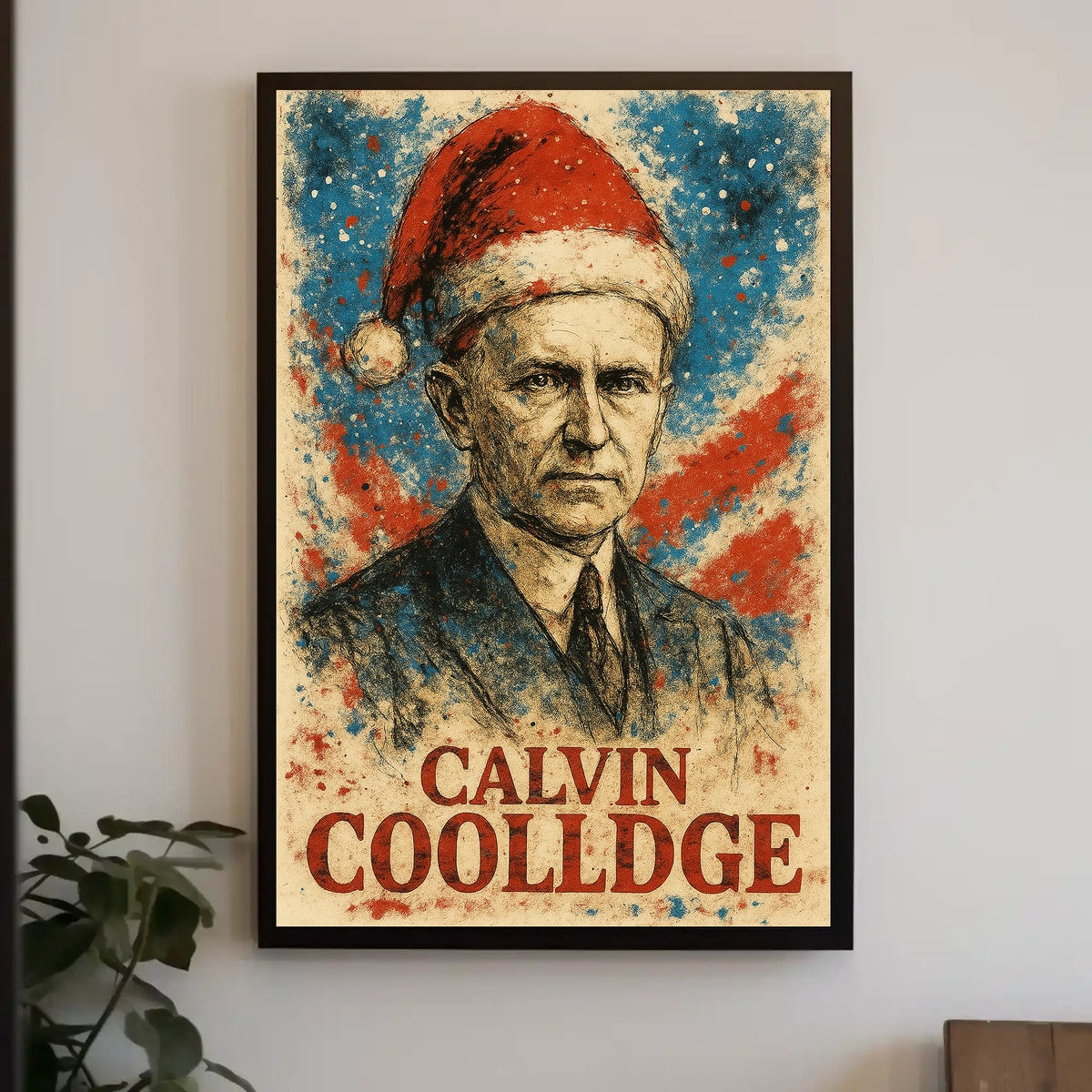 Calvin Coolidge 30th President of the United States Christmas SeriesPoster