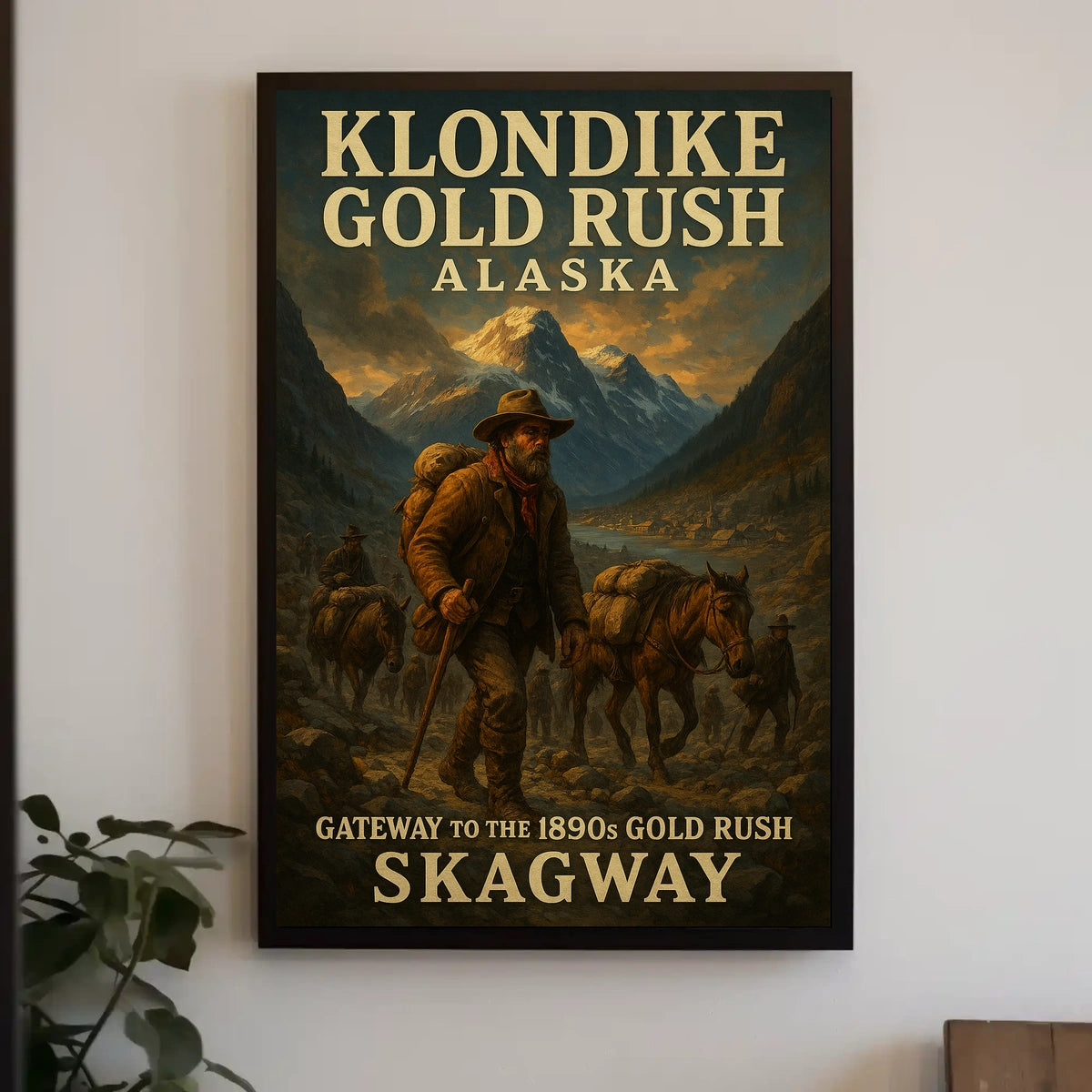 Klondike Gold Rush Gateway To The Poster