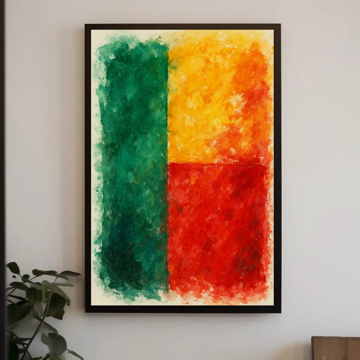 Vibrant Abstract Composition Abstract Poster