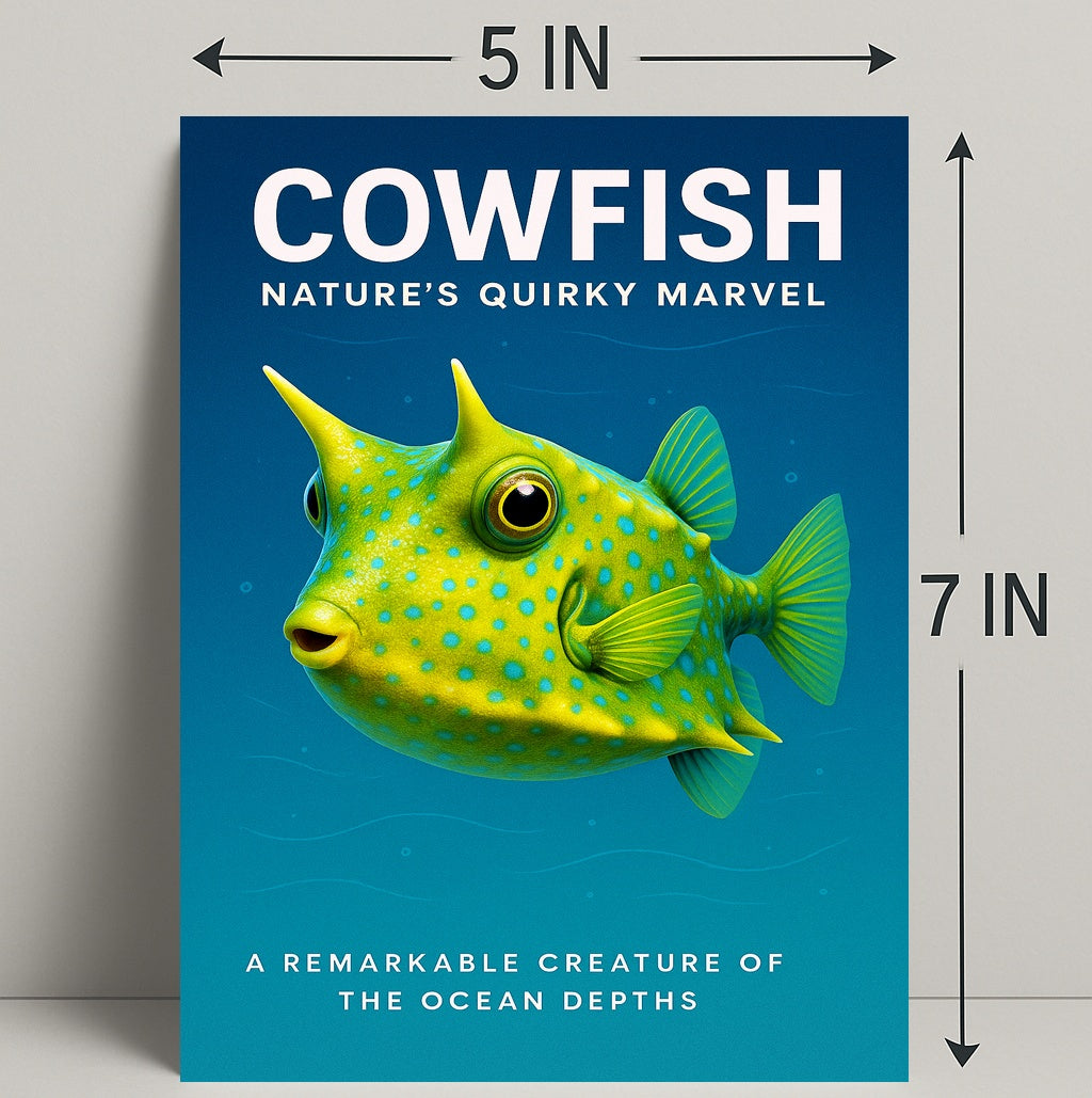 Cowfish Nature’s Quirky Marvel Poster PosterGoat