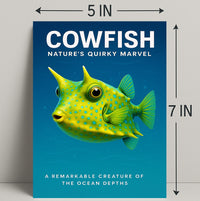 Cowfish Nature’s Quirky Marvel Poster PosterGoat