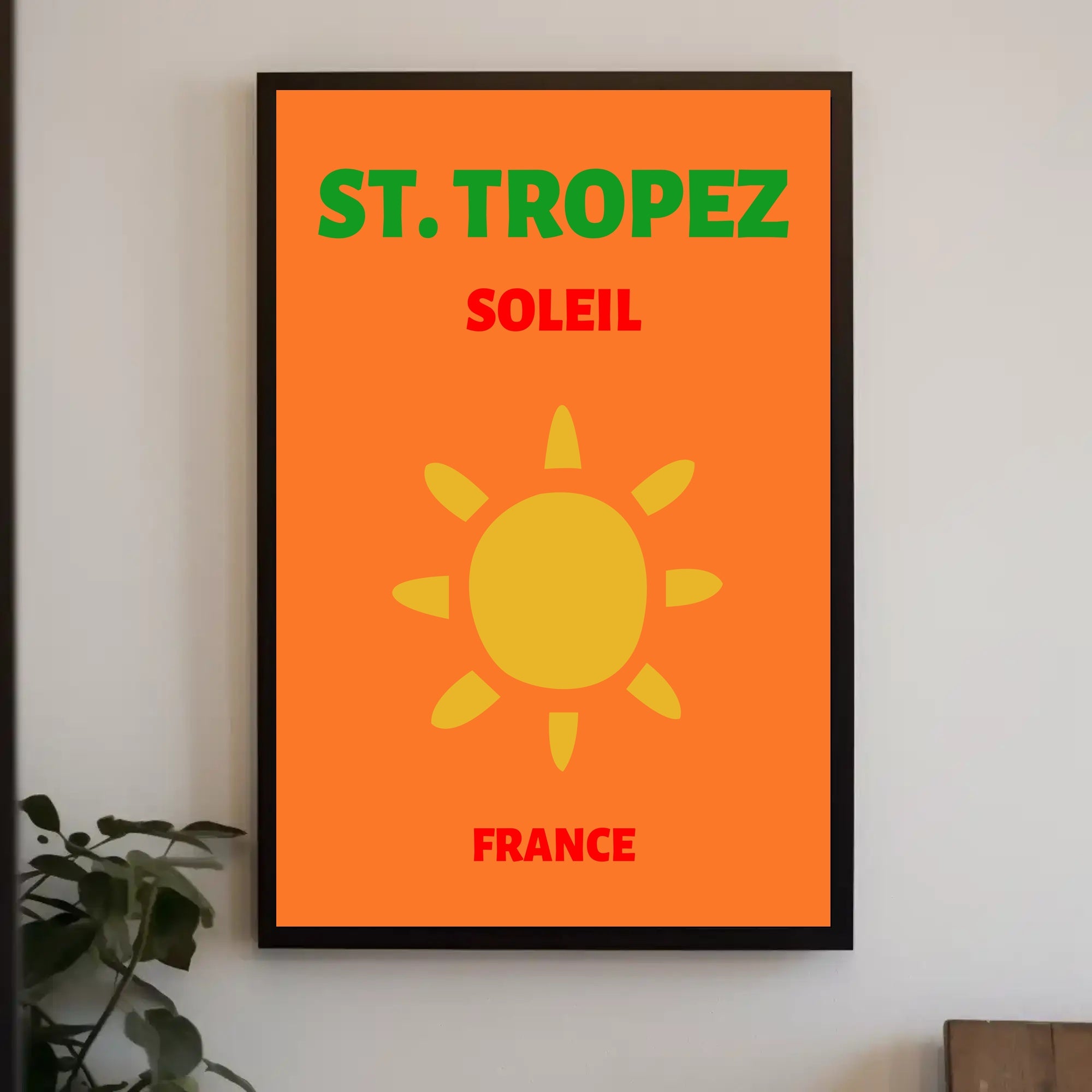 St. Tropez Sun-Kissed Beaches Travel Poster PosterGoat