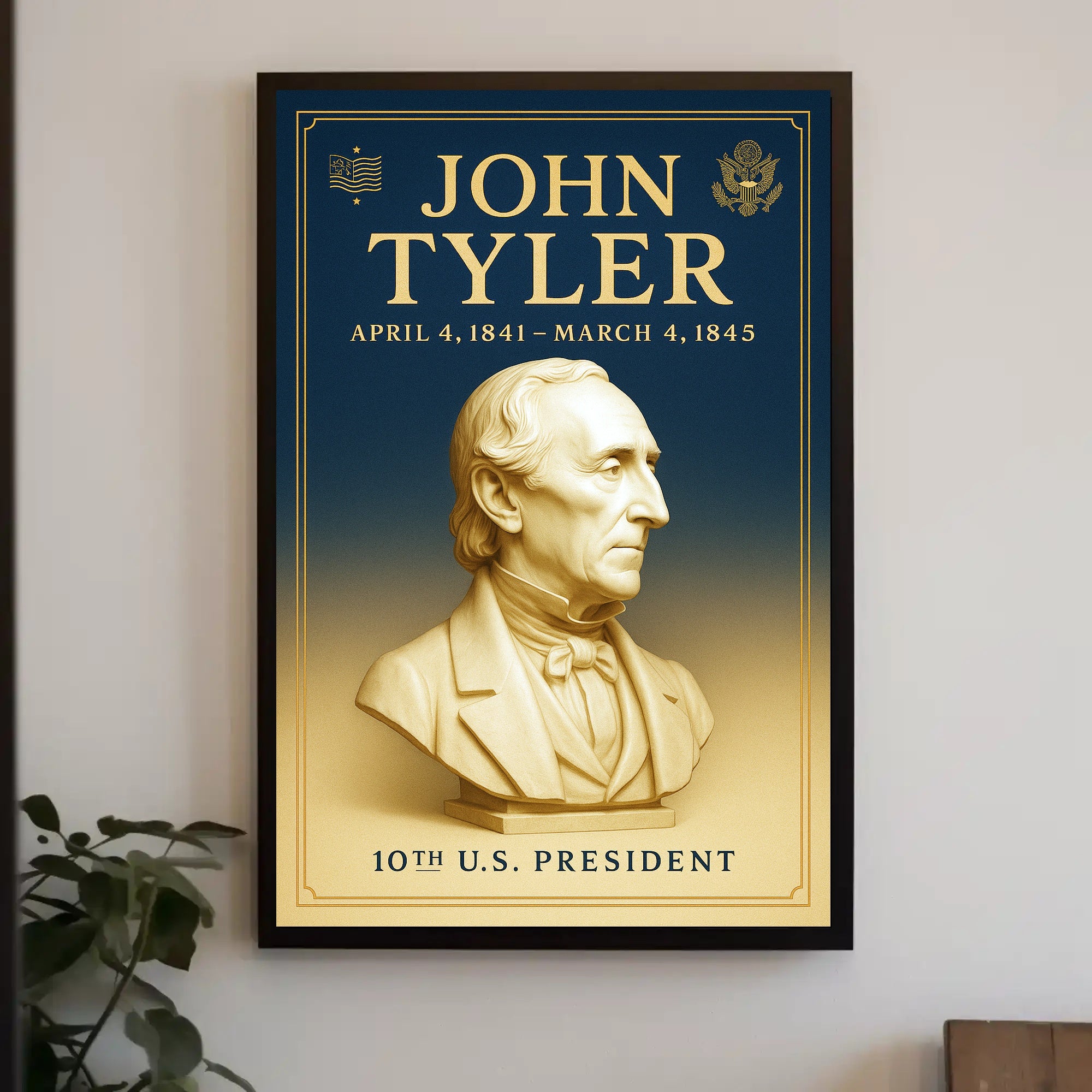 John Tyler 10th President Poster PosterGoat