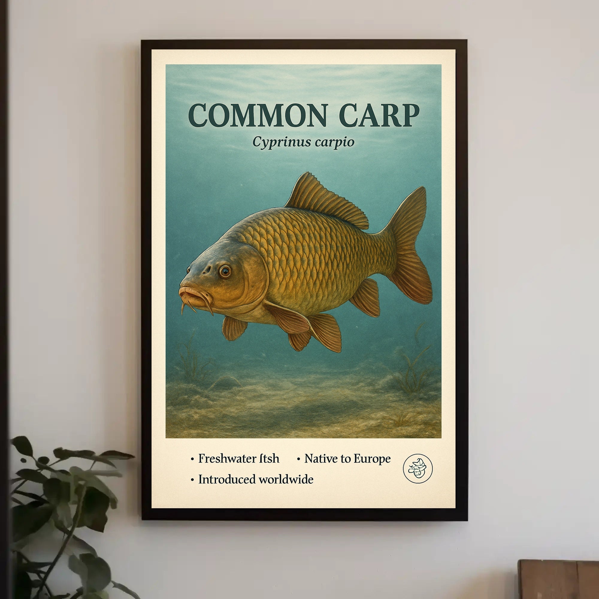 Common Carp Cyprinus carpio Poster