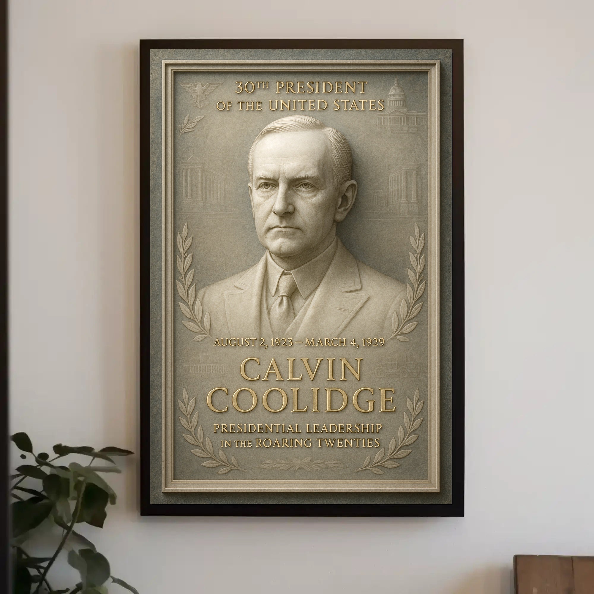 Calvin Coolidge 30th President Poster PosterGoat