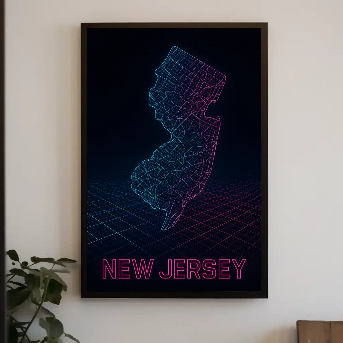New Jersey A Digital Perspective Poster