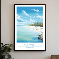 Key West Beach Vacation, Poster