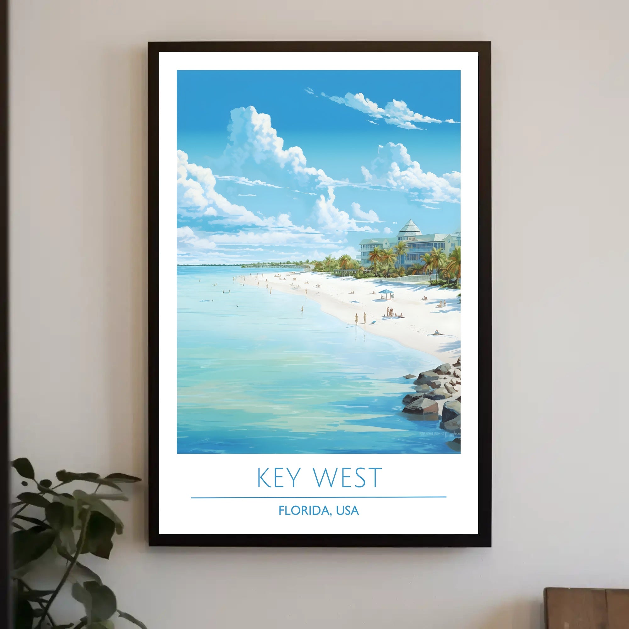 Key West Beach Vacation, Poster