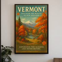 Discover Vermonts Seasons Poster