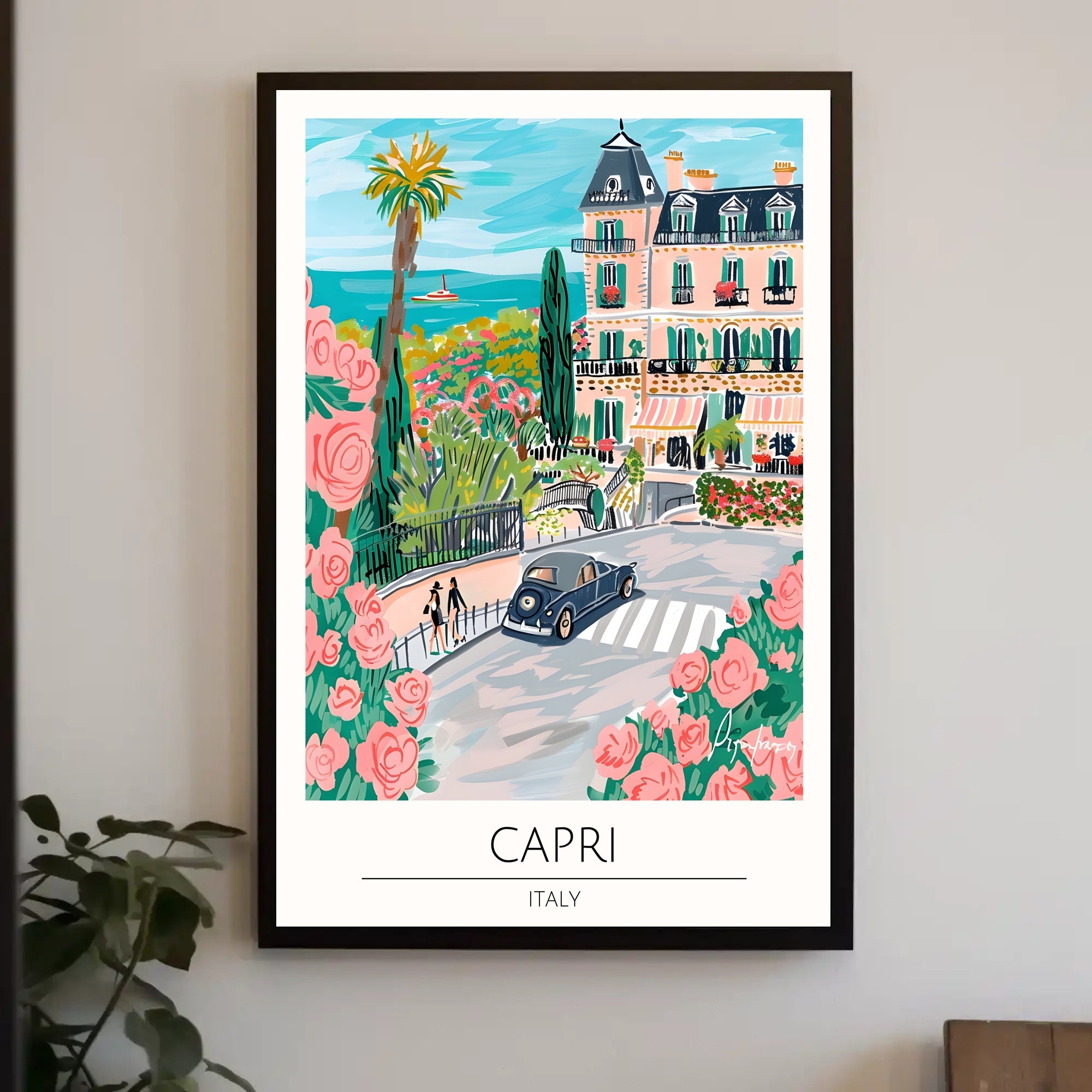 Vibrant Capri Poster PosterGoat