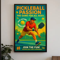 Pickleball Passion Poster