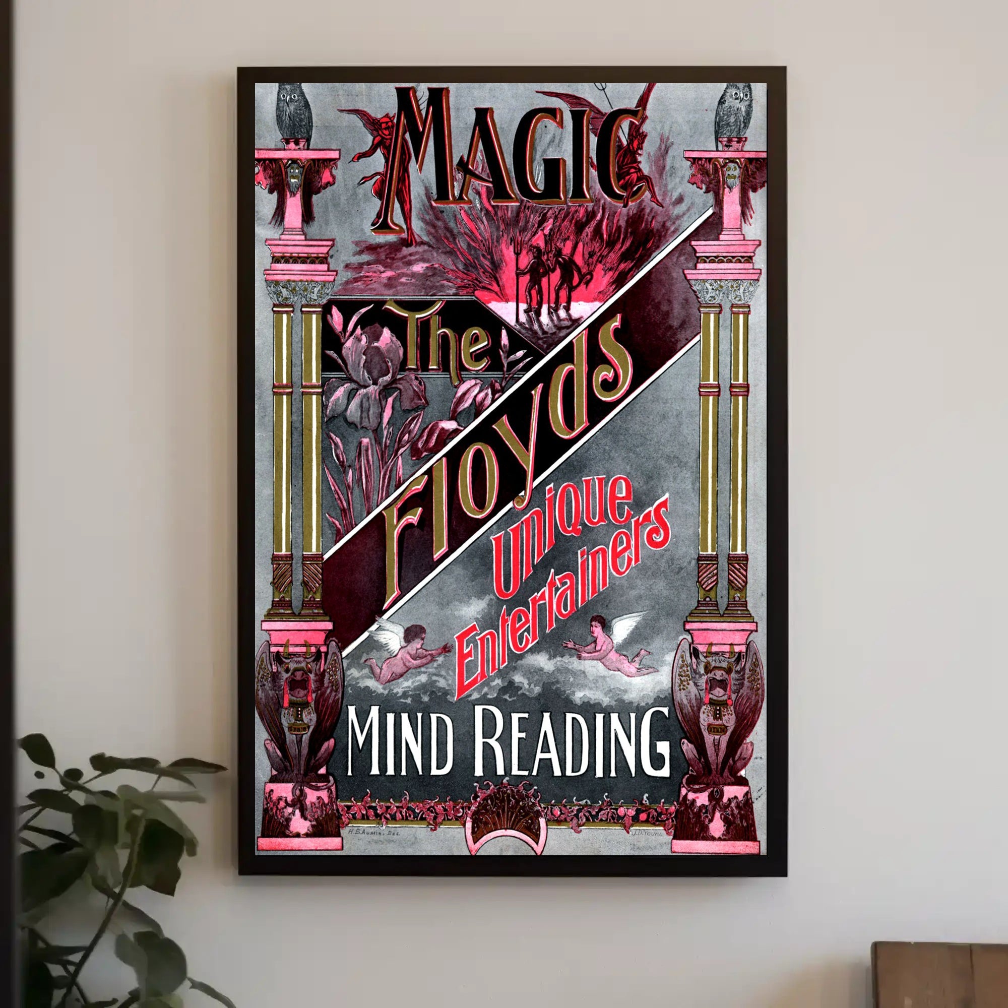 Mystical Magic Entertainment Vintage Poster - Cultural or Heritage Poster