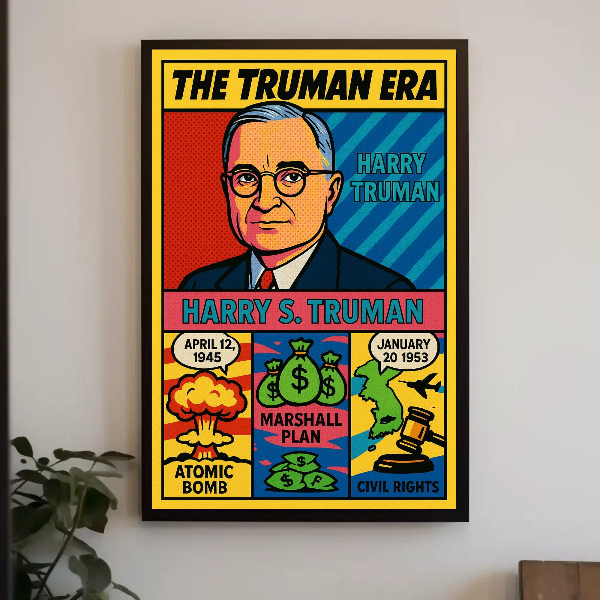 Harry S. Truman The Truman Era Poster PosterGoat