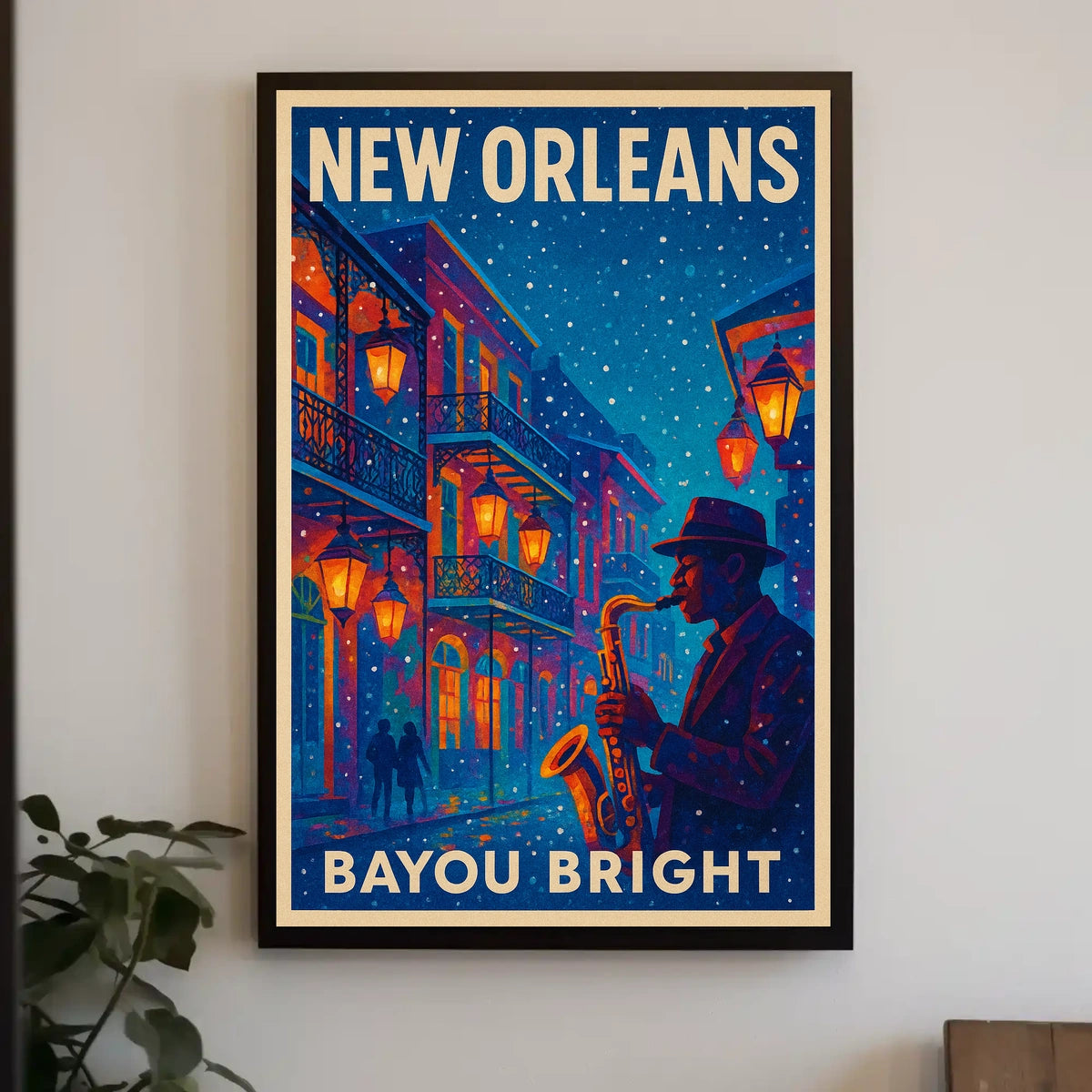 New Orleans Bayou Bright Poster