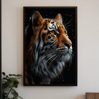 Majestic Tiger Portrait Poster