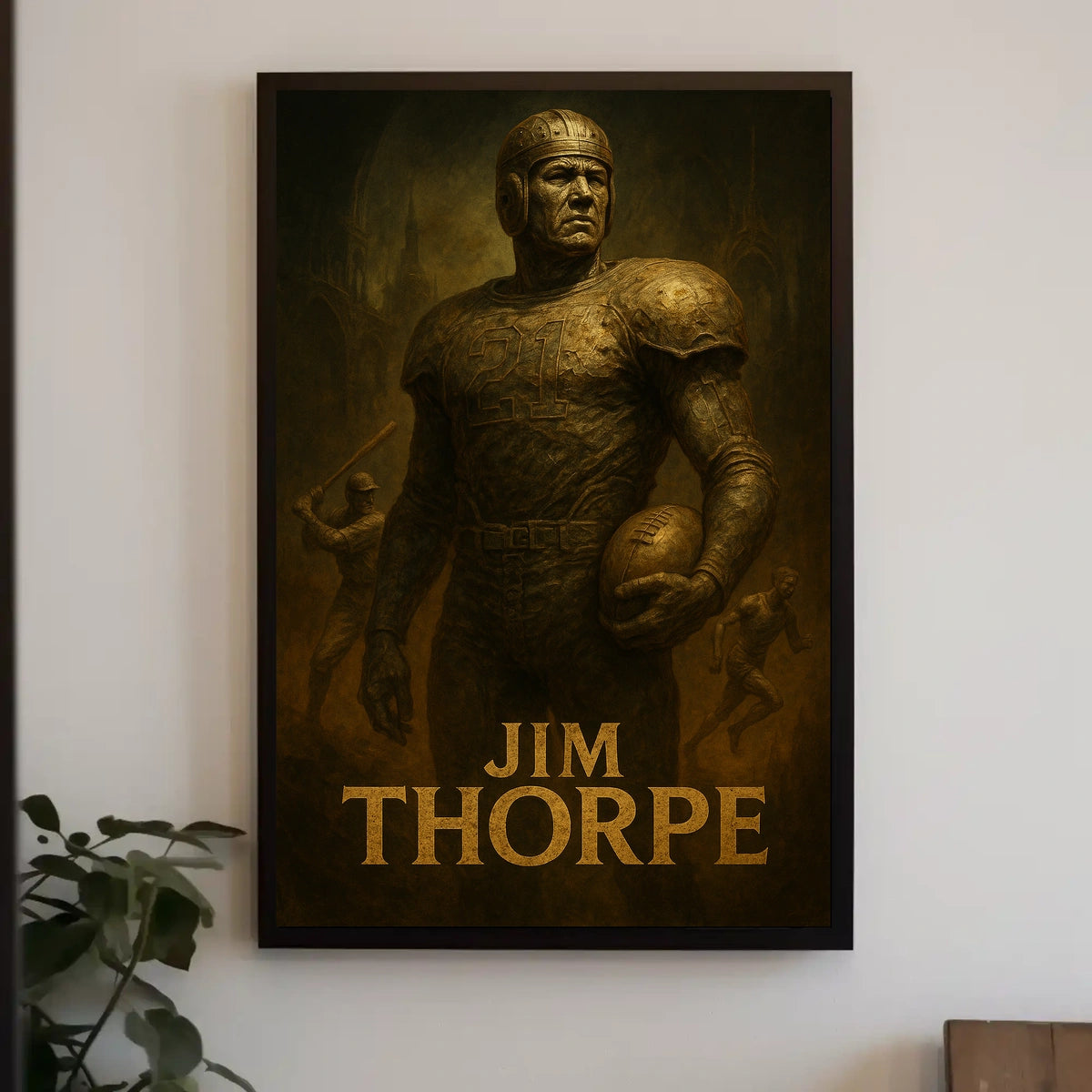 Jim Thorpe Athletic Legend Poster