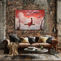 Surreal Swing in Dreamscape Fantasy or Mythology Poster